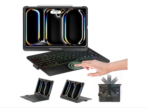 MAGIC KEYBOARD ROTATIVO 360° TOTAL COLOR