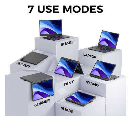 MAGIC KEYBOARD ROTATIVO 360° TOTAL COLOR